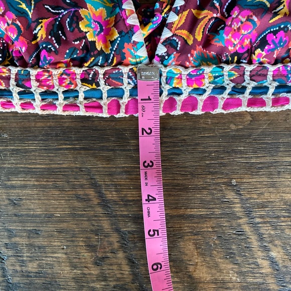3/$15 🥳 Xhilaration floral embroidered triangle bikini top - Picture 3 of 12